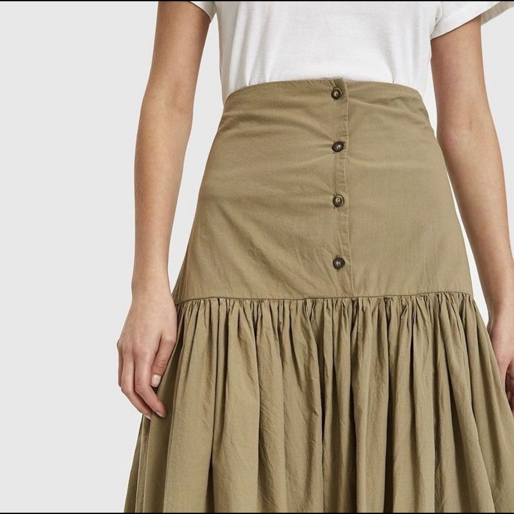 Black Crane Lantan skirt